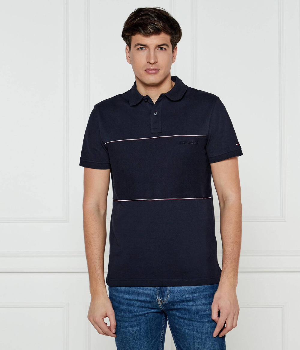 Поло Tommy Hilfiger - темно-синий(MW0MW38125)