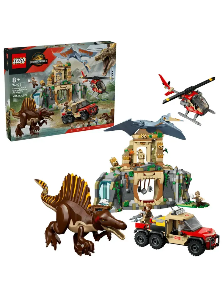 Конструктор Jurassic World 76976 Воздушная миссия Спинозавр