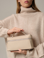 Кожаная сумка Deboro 31397 тауп