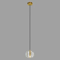 Подвесной светильник Pansy 6214-1 BR CL Belfast