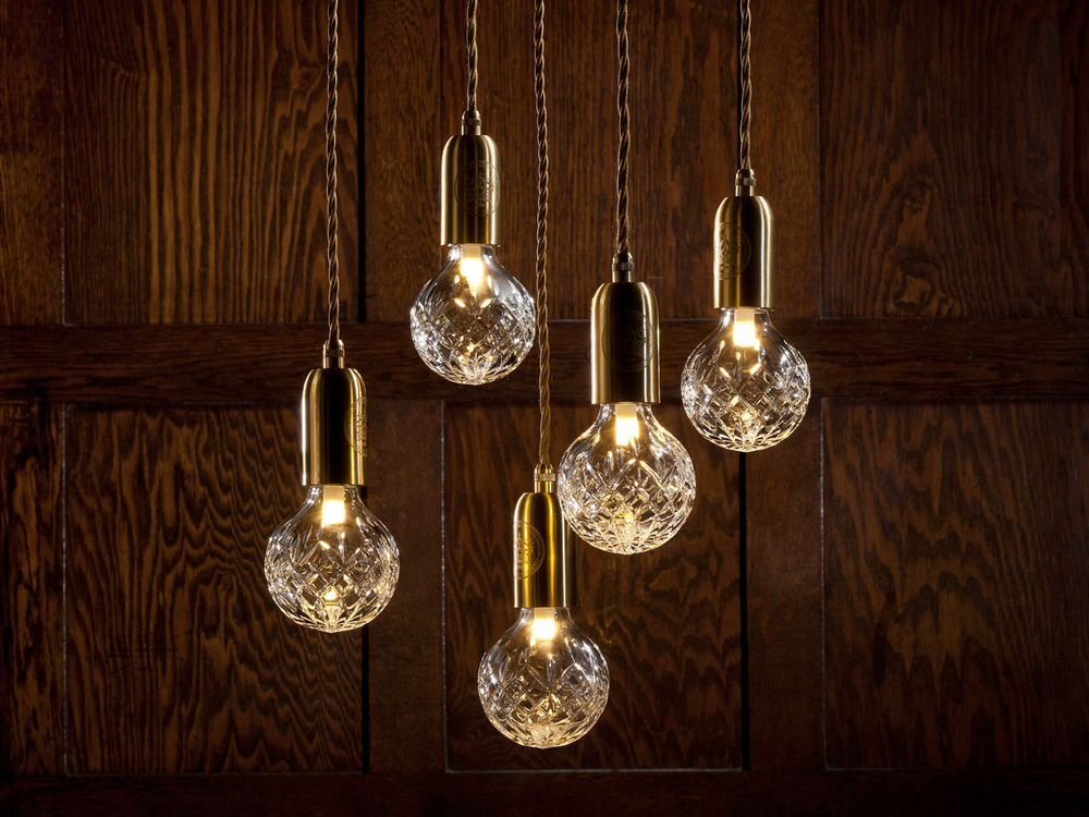 Pendant design lamp Crystal Bulb by Lee Broom (5 suspension)