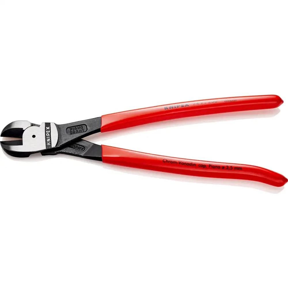 Кусачки боковые повышенной мощности черненые 250 мм Knipex 74 91 250