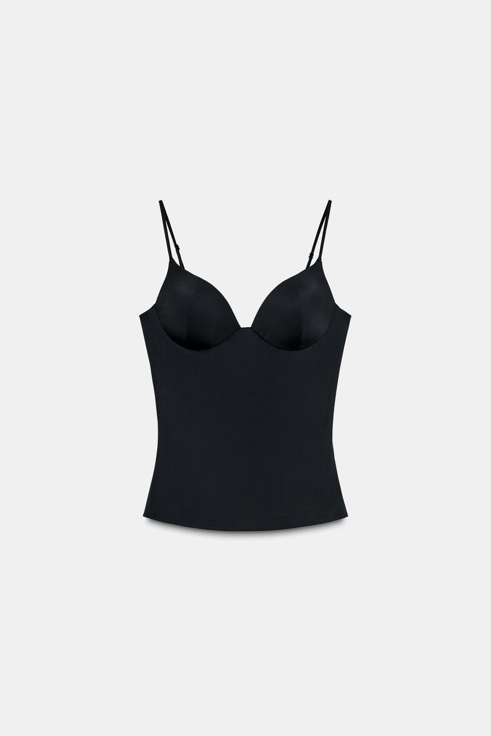 ТОП-БЮСТЬЕ ИЗ СМЕСОВОГО ПОЛИАМИДА — ZARA