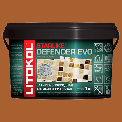 Затирка швов эпоксидная Litokol Starlike Defender EVO S.209 P.ASSISI, 1 кг