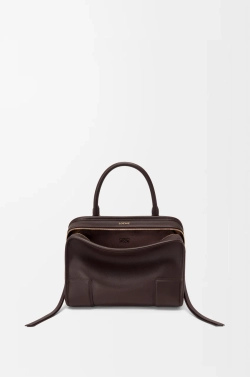 Loewe Маленькая сумка Amazona 180 из мягкой телячьей кожи, темно-каштановый
