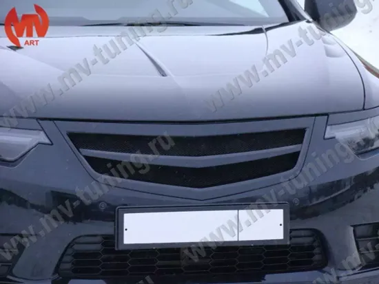 Решетка радиатора "Sport" var.2 для Honda Accord 8 БЕЗ СЕТКИ