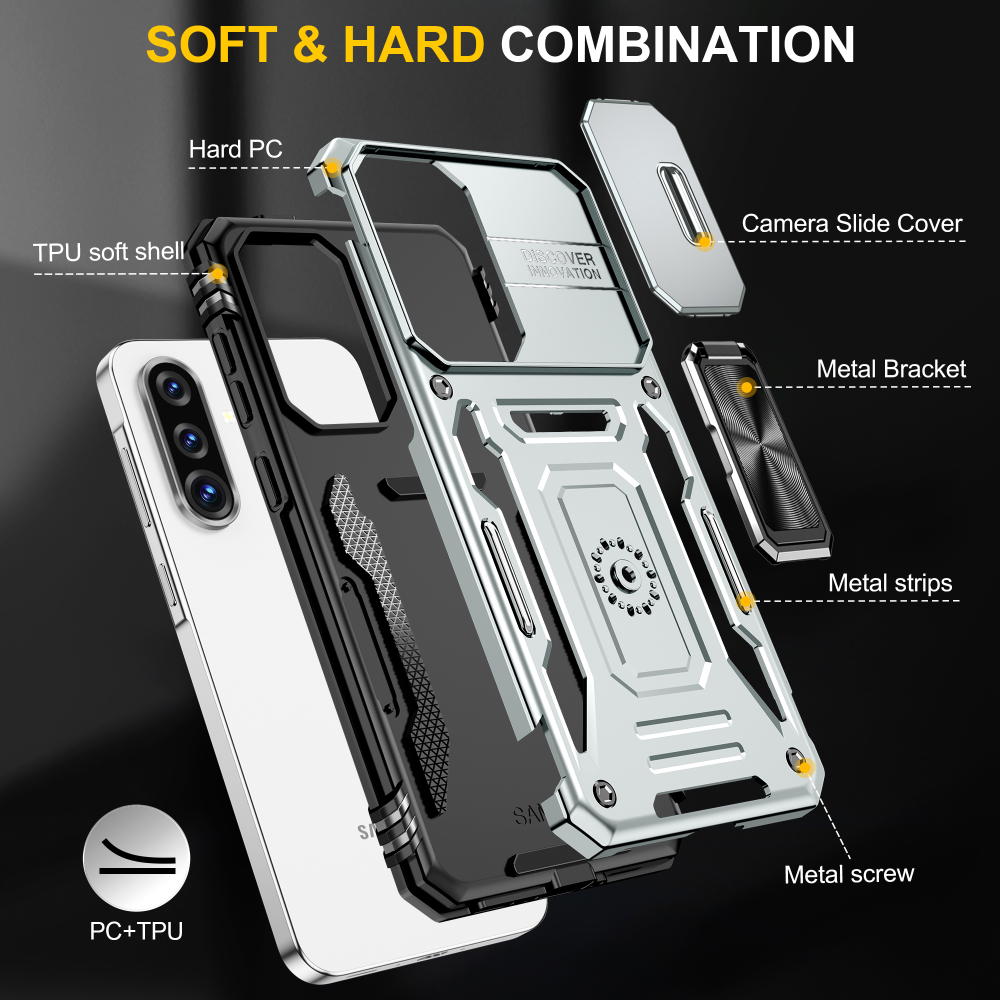 Чехол Safe Case с кольцом и защитой камеры для Samsung Galaxy A56