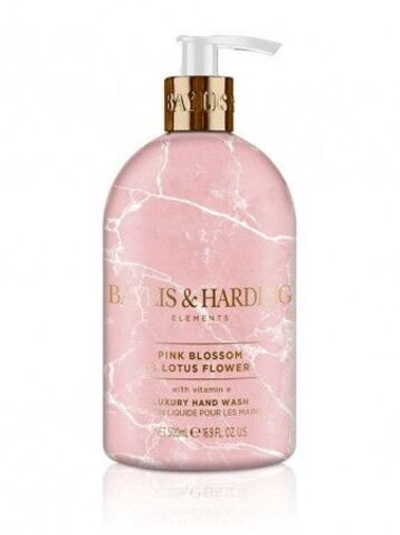Baylis & Harding Elements жидкое мыло для рук Pink Blossom & Lotus Flower Розовый цвет и цветок лотоса 500 мл (из Финляндии)