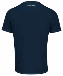 Мужская теннисная футболка Head Club Carl T-Shirt - dark blue