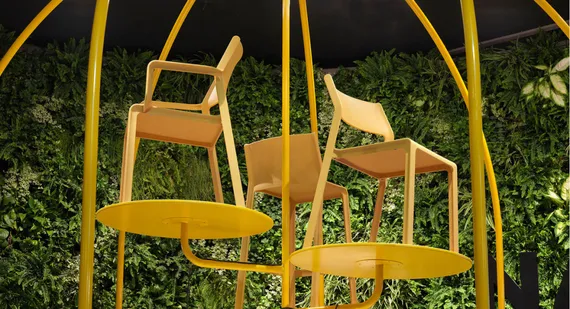 Стул Trill Armchair горчичный