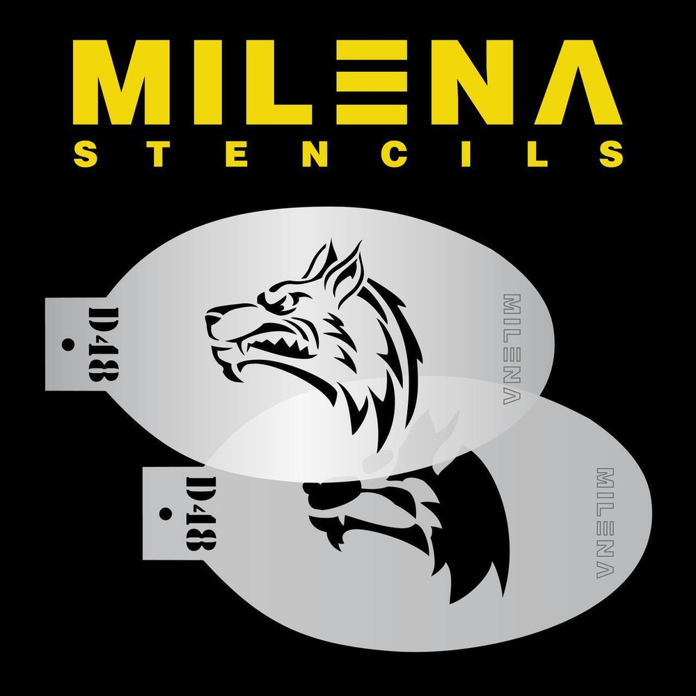 Трафарет Milena D48