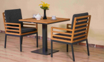 Стол обеденный Ideal Patio ЭГМОНТ из тика 80x80 резервный дубль