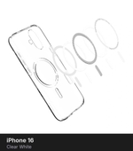Чехол Spigen Liquid Crystal MagSafe для iPhone 16 Crystal Clear