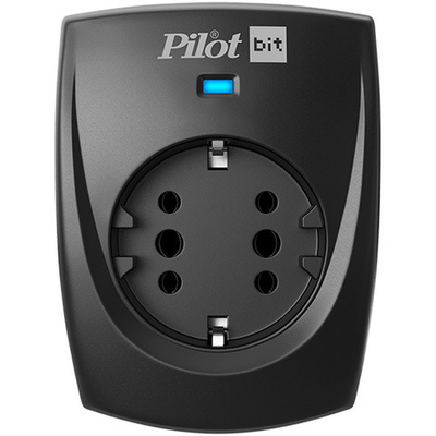 Сетевой фильтр Pilot BIT, 1 розетка, черный (16А)