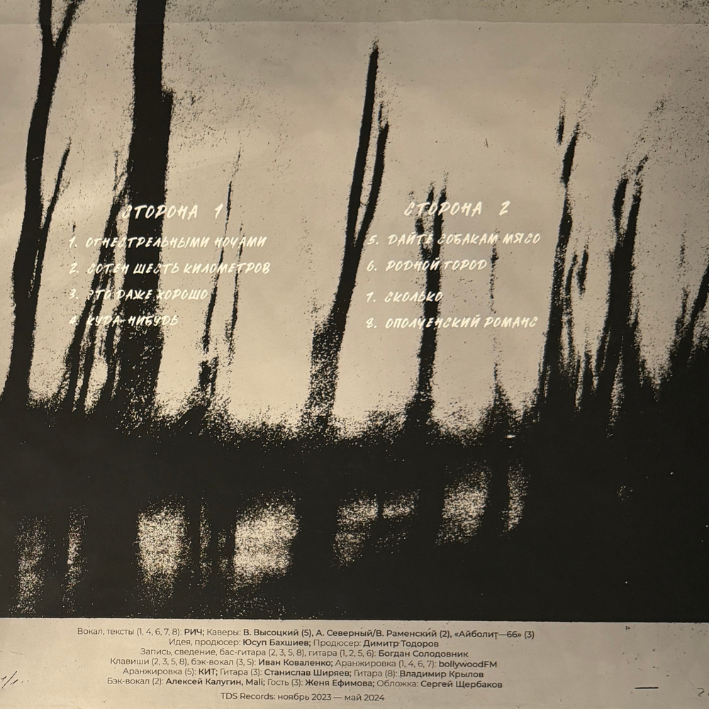 Виниловая пластинка РИЧ ‎– Ополченский романс LP