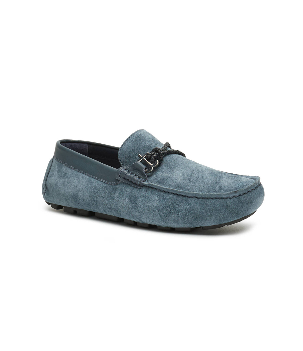 Мокасины SUEDE INDIGO Baldinini - индиговой(U4E062P1CROS)
