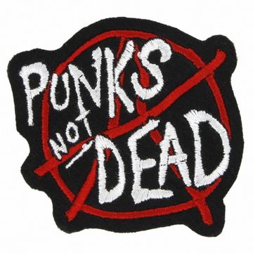 Нашивка Punks Not Dead (013)