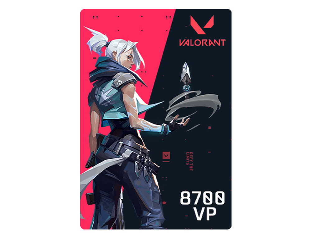 Игровая валюта Valorant: 8700 VP [Цифровая версия] (для ПК, цифровой код доступа)