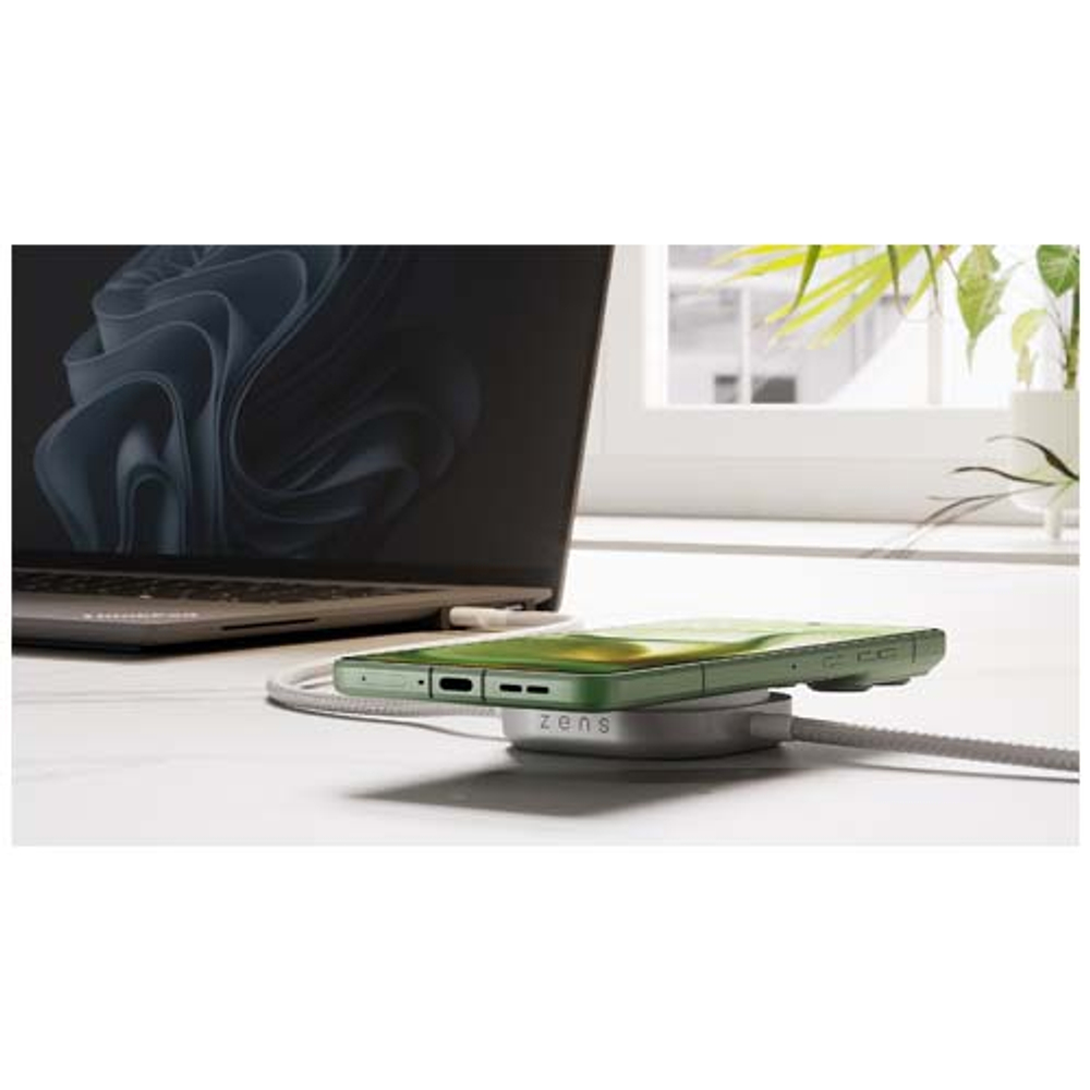 Зарядный кабель 2-в-1 Zens Pro 2 USB-C мощностью 140 Вт