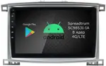 Магнитола для Toyota Land Cruiser 100, Lexus LX470 2002-2007 (экран климата снизу) - Airok RI-1123 Android 12, Быстрая, SIM-слот