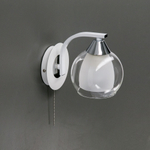 Citilux Кристи CL152310 Бра с выключателем Белое Хром