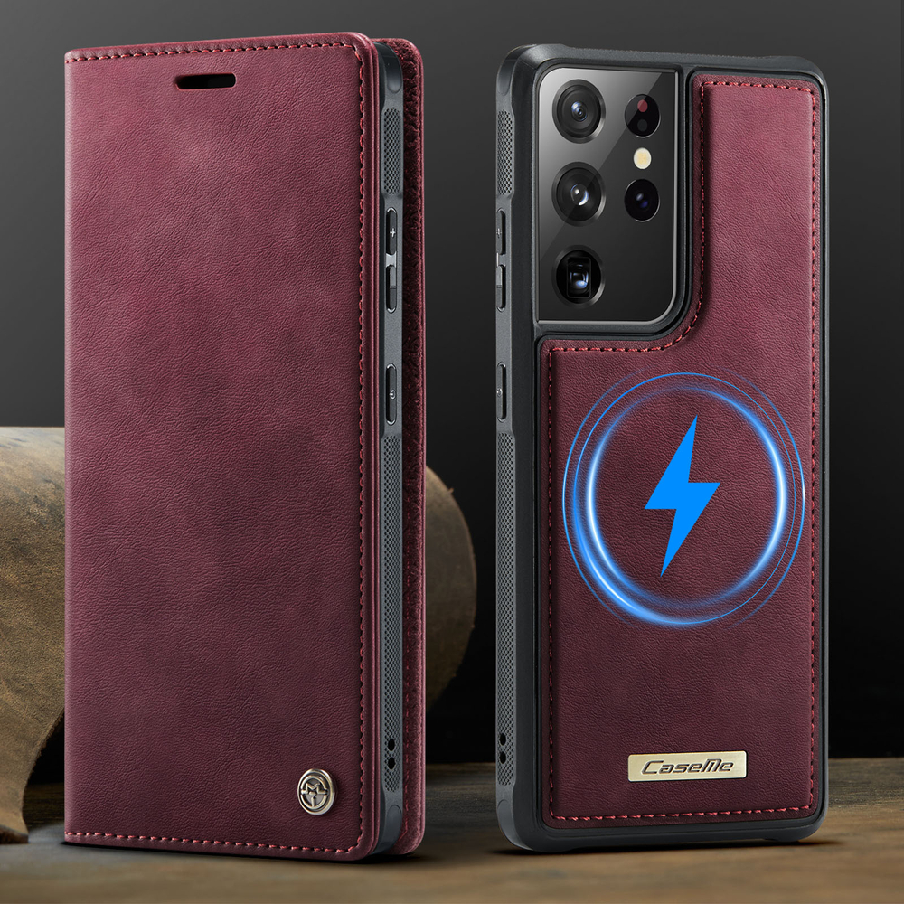 Чехол-кошелек CaseMe 2 in 1 MagSafe Samsung Galaxy S21 Ultra