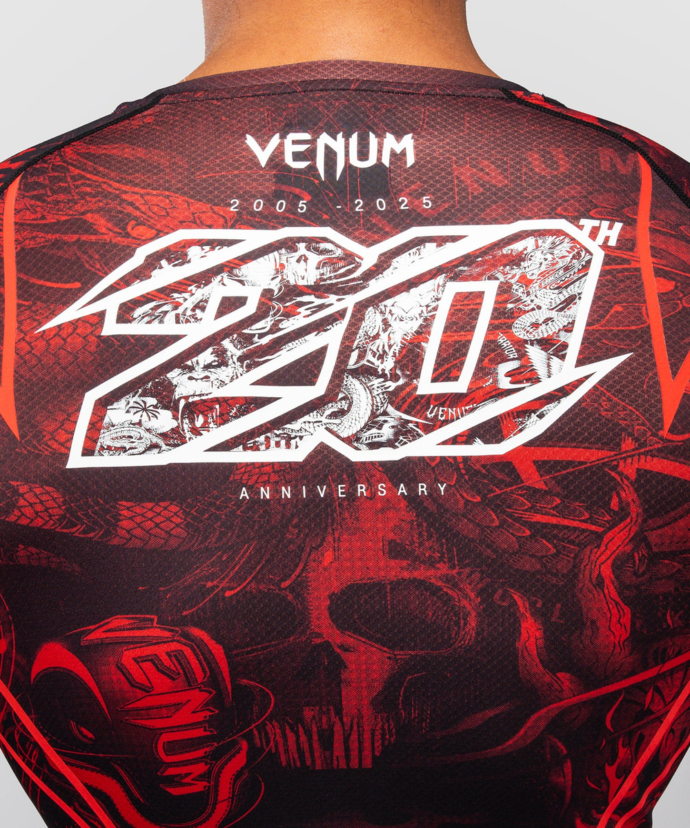 Рашгард Venum 20th Anniversary Black/Red L/S