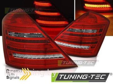 Задние фонари для Mercedes S-Class W221 (05-09) LED динамические красные светлые в стиле W222