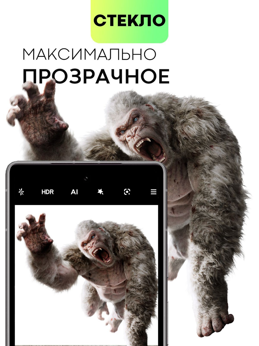 Стекло на камеру BROSCORP для Google Pixel 7a (арт.PIXEL-7A-CLEAR-CAM-GLASS )