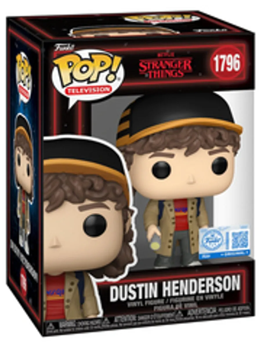 Funko POP! Stranger Things: Dustin Henderson (Season 5) (Exc) (1796)
