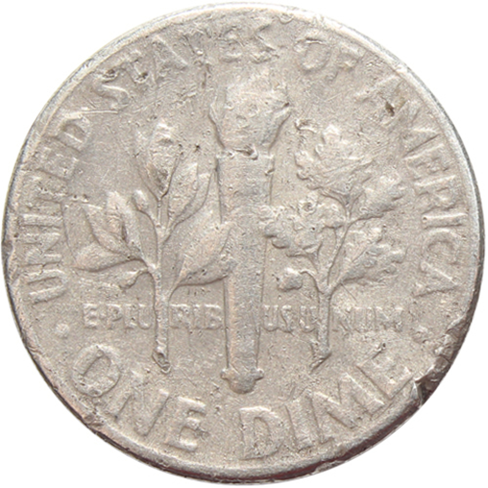 1 дайм (10 центов) 1957. США (D) VG- Серебро
