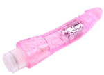 Розовый вибратор Glitters Mr.Right - 23 см. (Цвет: розовый)
