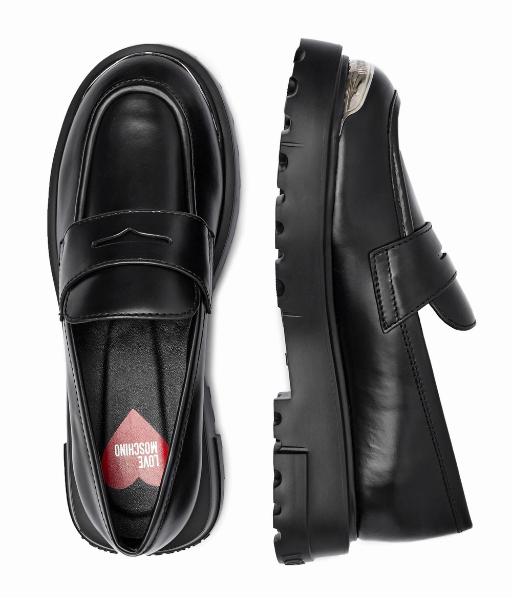 Лоферы Love Moschino - черный(JA10224G1LIA0)
