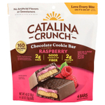 Catalina Crunch, Шоколадное печенье, малиновое, 4 батончика, 33 г (1,16 унции)