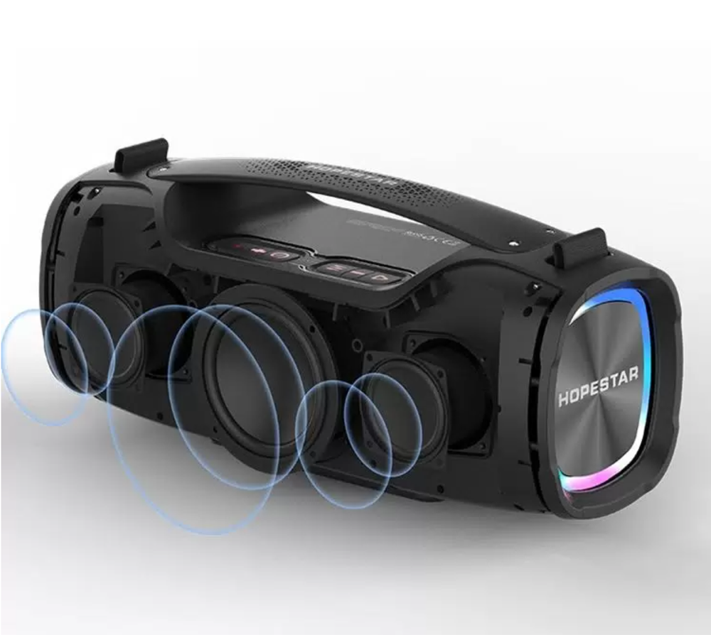 Колонка портативная HopeStar A6X черная / Портативная Bluetooth колонка Hopestar А6Х хаки