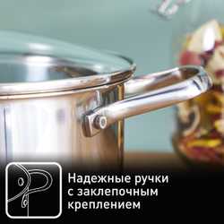 Набор посуды Tefal Cook Eat 4 предмета 1,5/2,2л 16/18см B9214S04