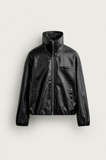 УКОРОЧЕННАЯ КУРТКА ИЗ ИСКУССТВЕННОЙ КОЖИ — ZARA · 3286/310
