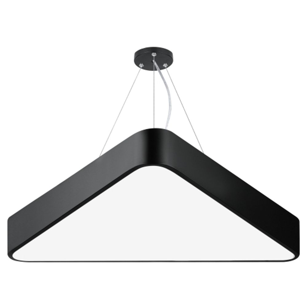 Светильник LED ЭРА Geometria SPO-151-B-40K-030 Delta 30Вт 4000К 3000Лм IP40 черный подвесной драйвер внутри | Декоративные светильники Geometria