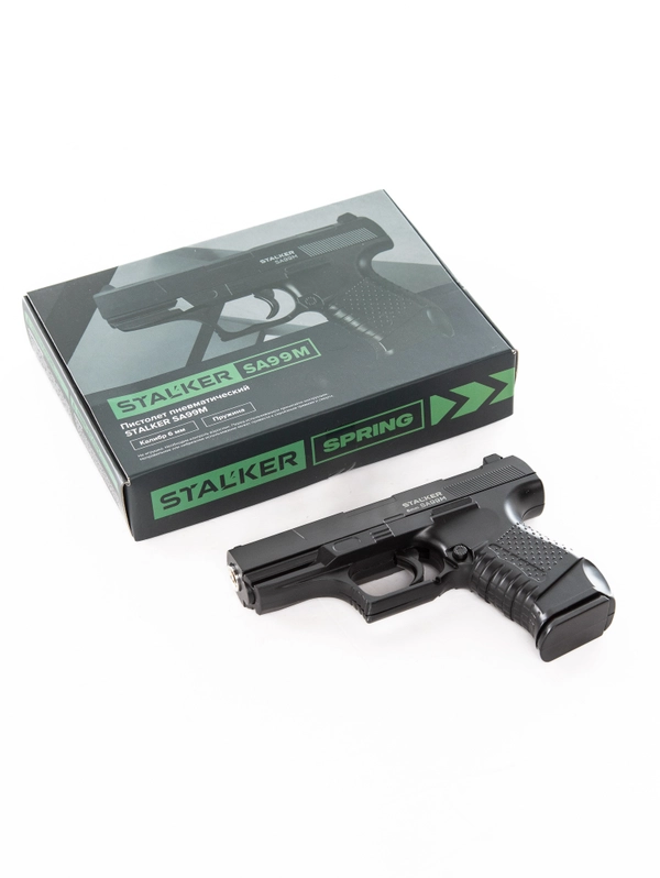 Пистолет пневм. Stalker SA99M Spring (аналог Walther P99), к.6мм,мет.корп. маг.8шар