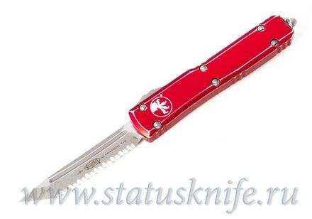 Нож Microtech Ultratech 123-12DRD Distressed Red Tanto Serrated