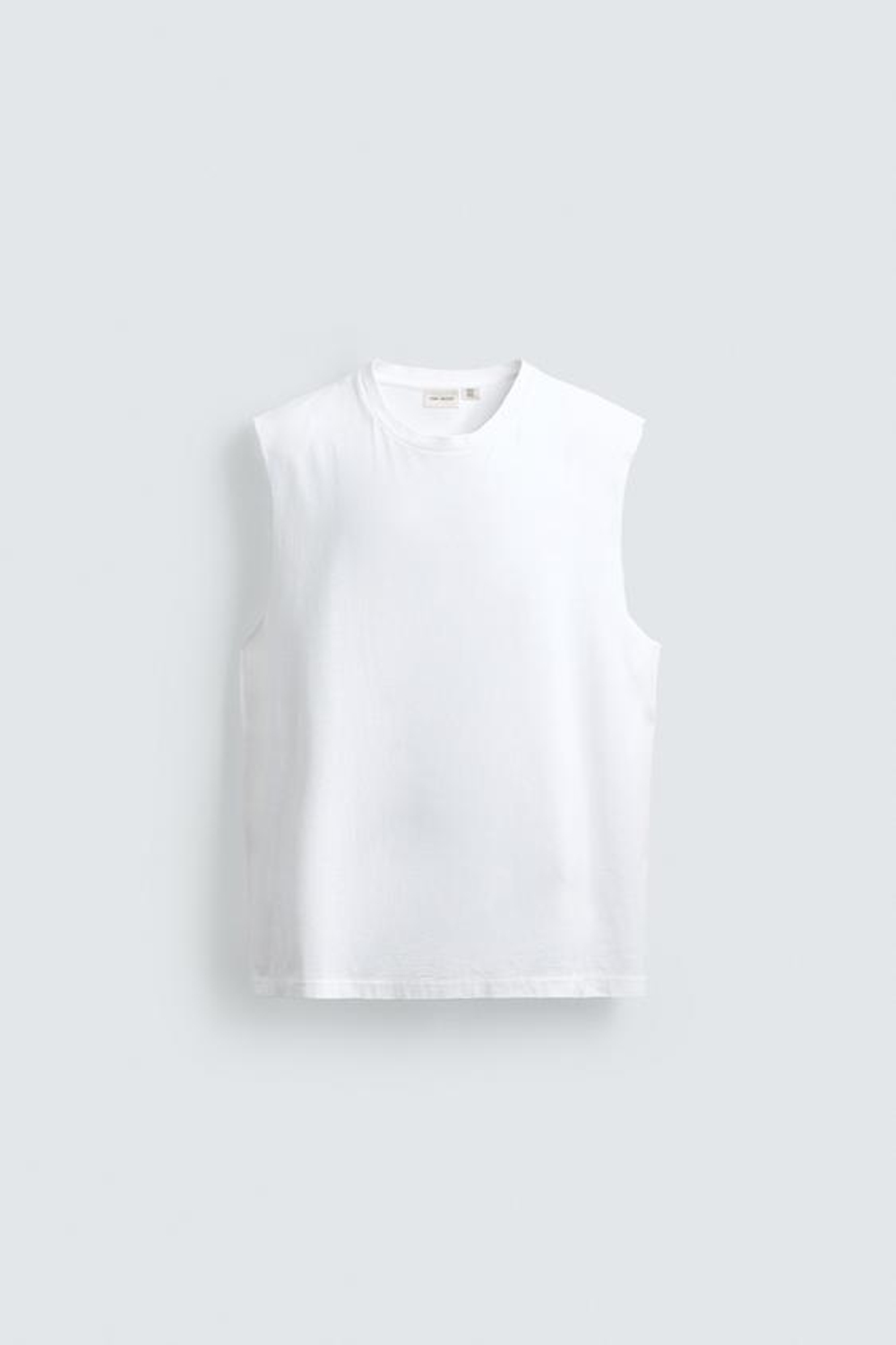 ZARA ЛЕГКАЯ МАЙКА СВОБОДНОГО КРОЯ, БЕЛЫЙ