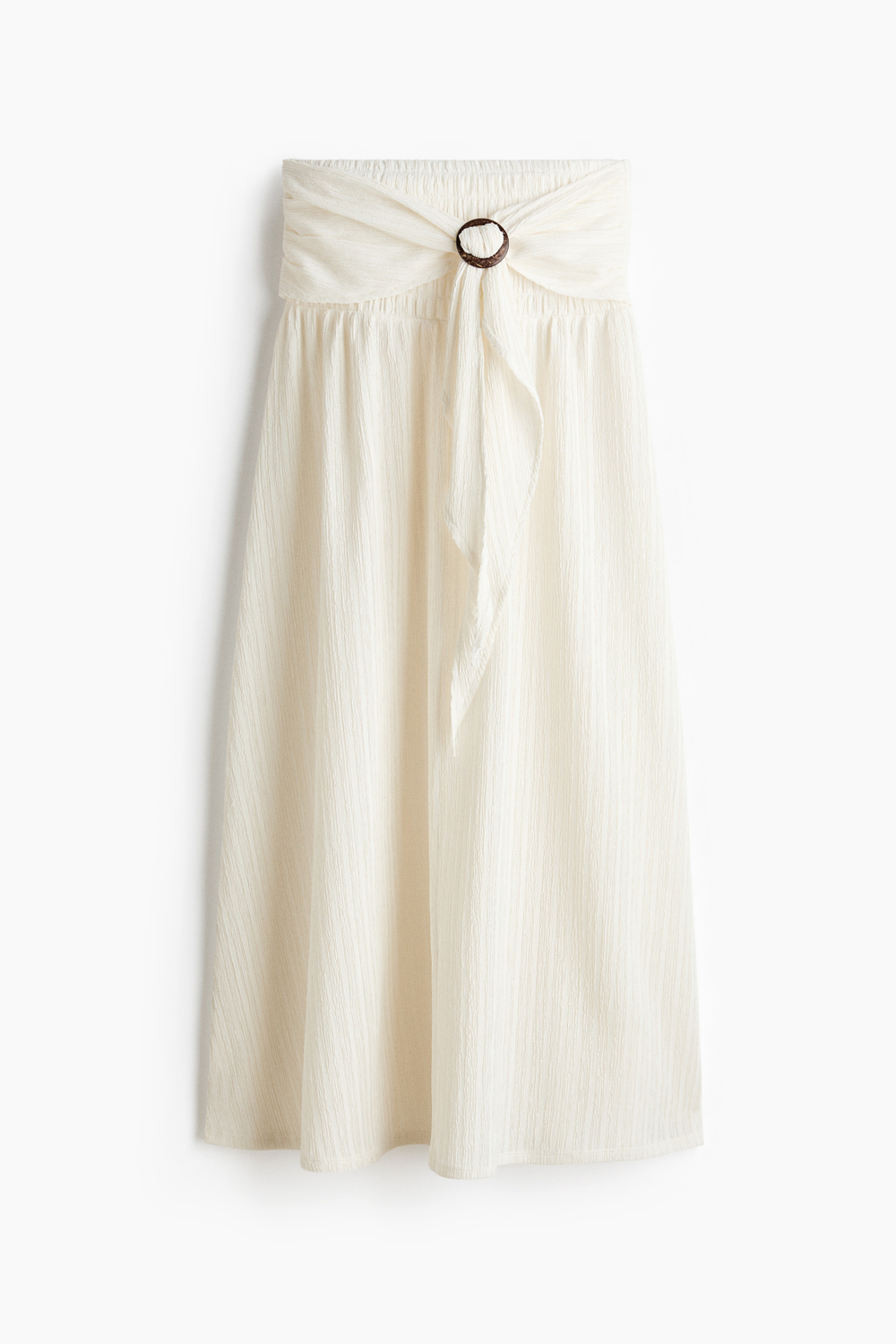Юбка с кушаком из жатого джерси - H&M