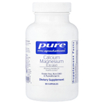 Pure Encapsulations, кальций и магний (цитрат), 90 капсул