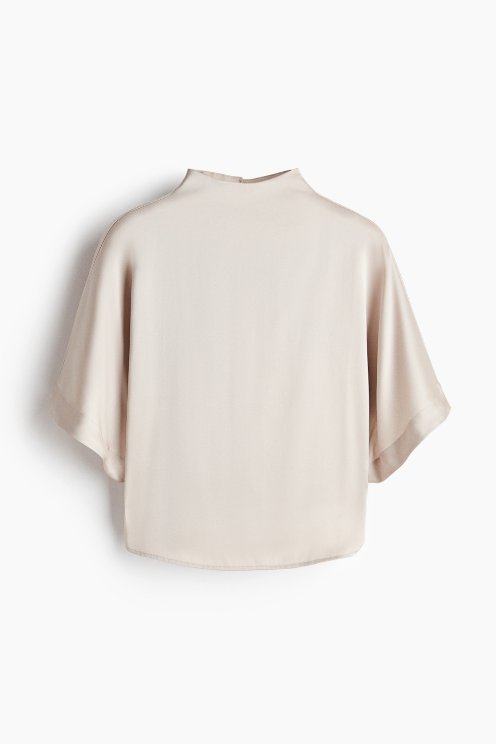 Атласный топ с открытой спиной - H&M