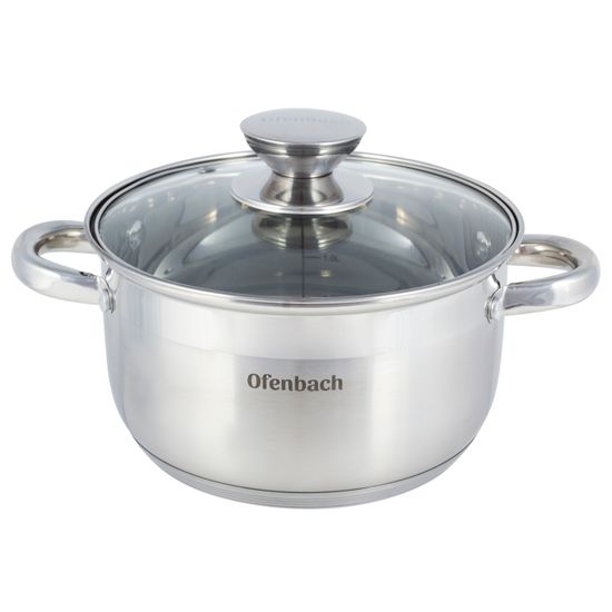 Кастрюля 3,4 л. из нержавеющей стали Ofenbach NB 100513