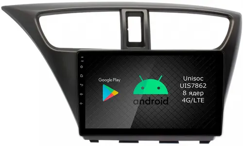Магнитола для Honda Civic 9 2012-2015 (хэтчбэк) - Airok RI-1901 Android 12, Быстрая, SIM-слот