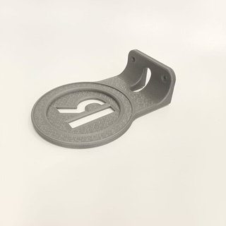 Настенный кронштейн-полка для Яндекс Станции Мини 1, 3D печать, серый