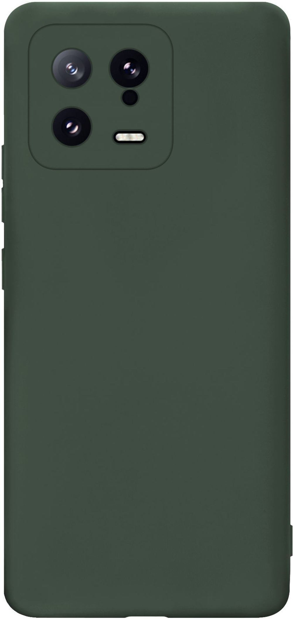 Мягкий Soft Touch чехол из силикона для XIAOMI 13 (не PRO!) с бархатной подкладкой