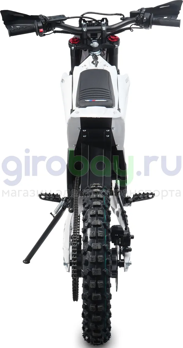 Электромотоцикл Эндуро WHITE SIBERIA BELLLUGA 001 3900W (60V/27Ah) - Белый фото №9