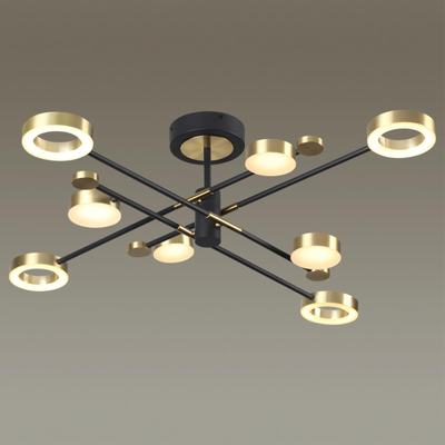 4321/63CL MIDCENT ODL22 347 металл/черный с бронзой Потолочный светильник IP20 LED 58W 2622Лм DENZEL